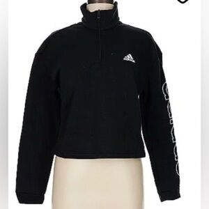 ADIDAS sweatshirts for women/sweater crop top size:M color:black
